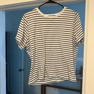 Abercrombie and Fitch women’s skimming tee striped